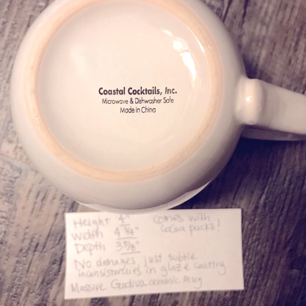 Godiva chocolatier ceramic mug white - Picture 4 of 6